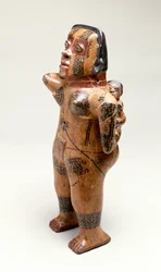 Frau mit Kind, Guanacaste, 500-800